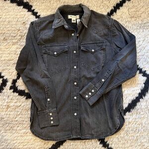 Madewell Charcoal Denim Shirt